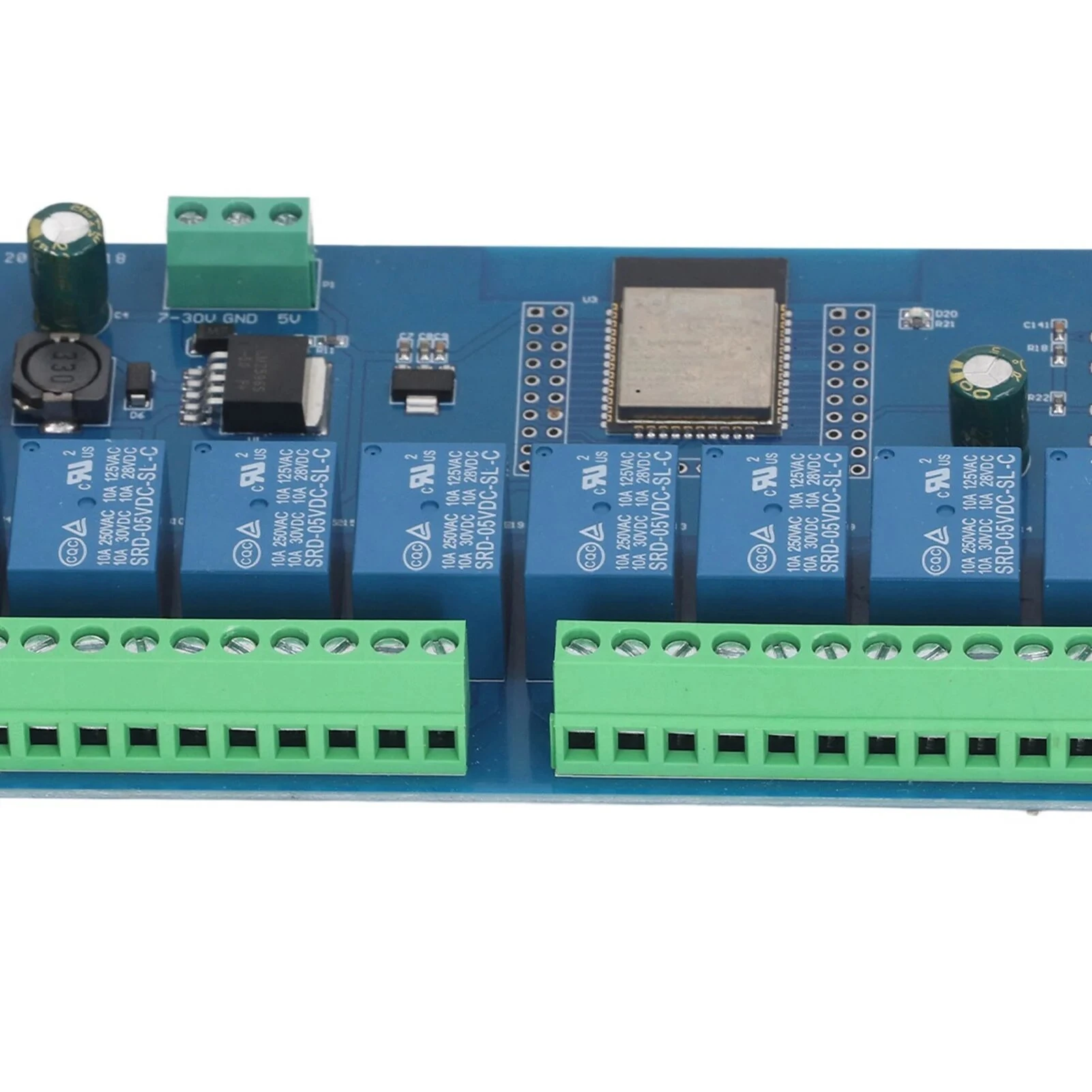 8 Channel Relay Module ESP32 WiFi Wireless Control BLE Development Board ESP32-WROOM-32E DC 5~30V — view 8