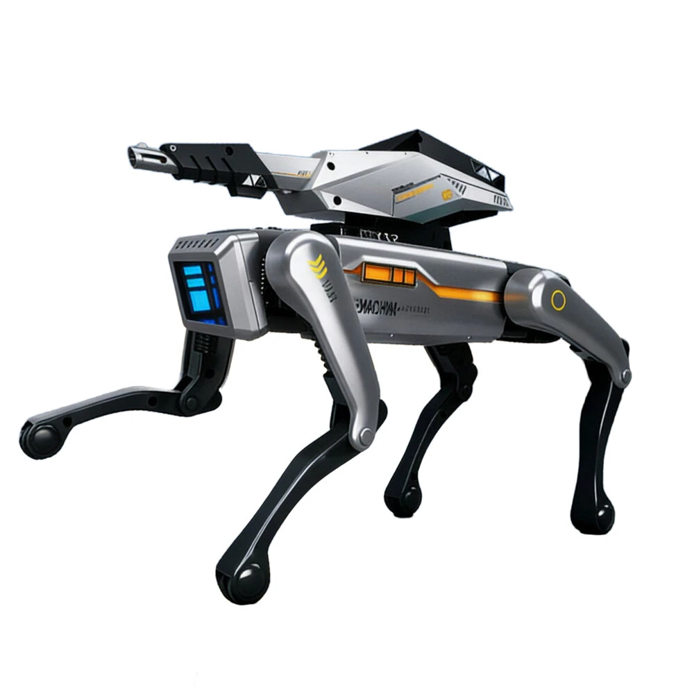 8006 Smart Robotic Dog AI Programming Multiple Modes Remote Control Interactive Intelligent Pet Robot with Turret Water Bullet Shooter for Kids — view 2