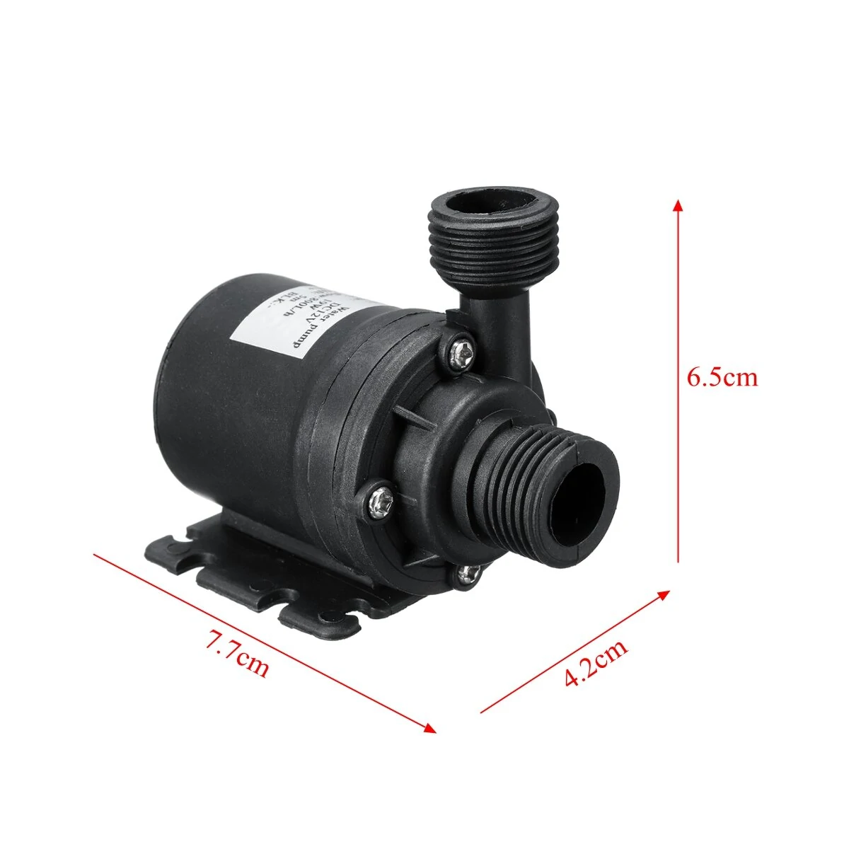 800L/H 12V DC 5M Submersible Hot Water Circulation Pump Solar Brushless Motor — view 5