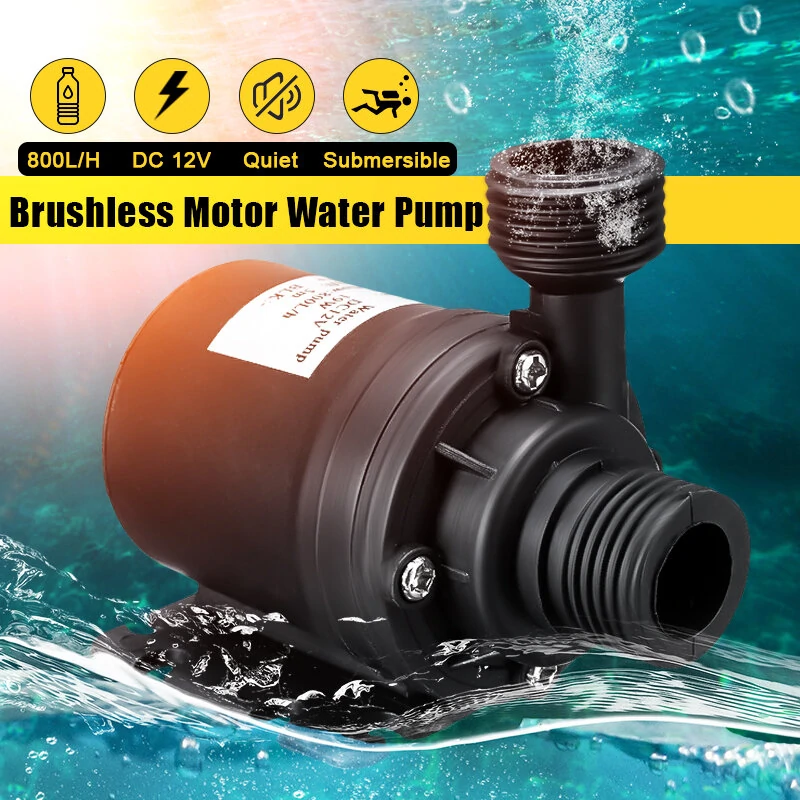 800L/H 12V DC 5M Submersible Hot Water Circulation Pump Solar Brushless Motor — view 6