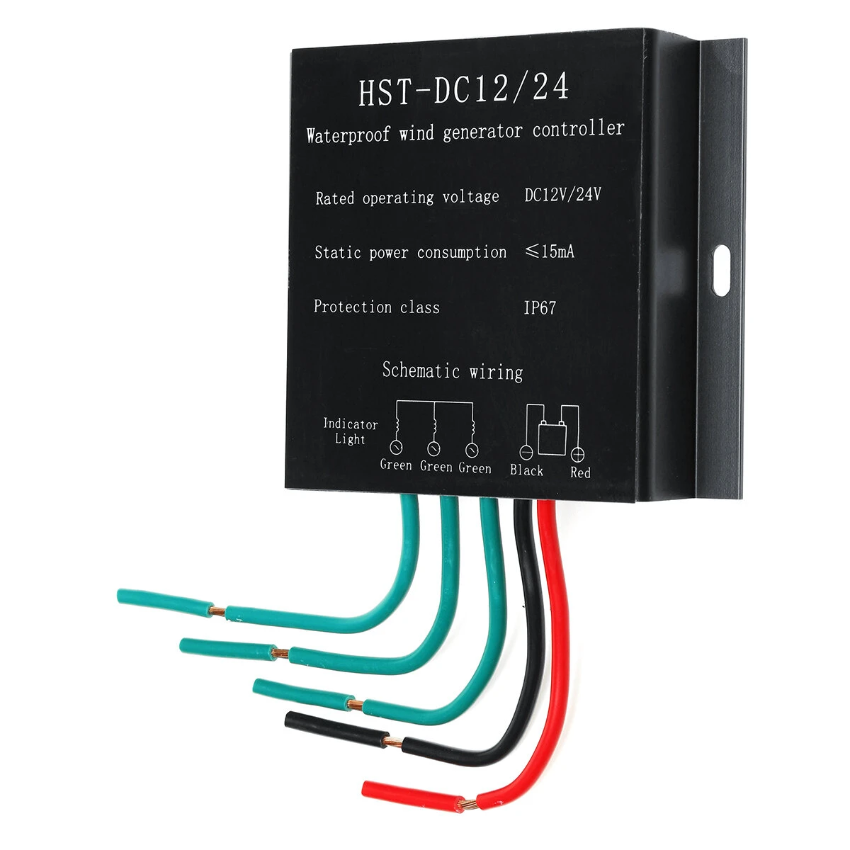 800W 12V/24V Wind Turbine Generator Battery Charge Controller Regulator — view 3