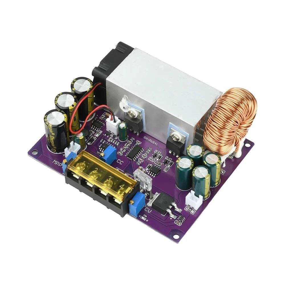800W Adjustable Buck Module MPPT Solar Charge Controller DC18-90V Input DC2-60V Output Lithium Battery Charging Solar Panel System — view 3