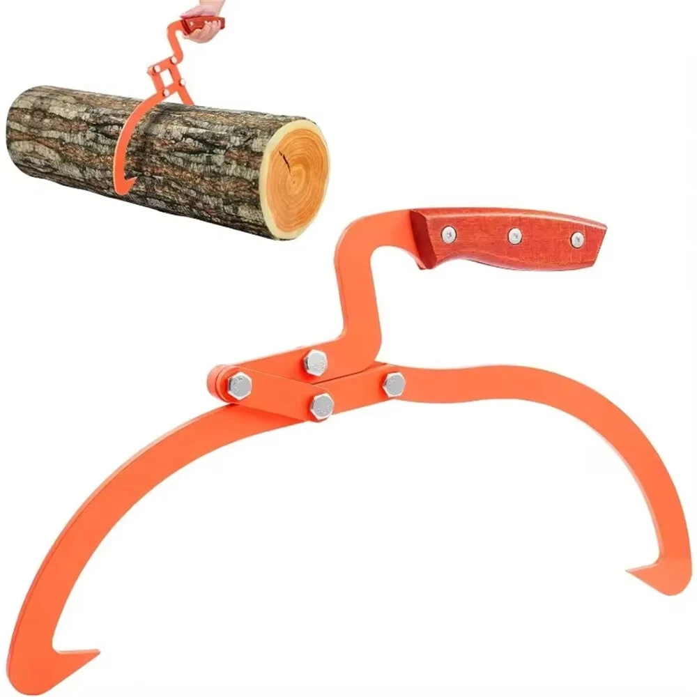 8/13/20inch Heavy Duty Stainless Steel Log Lifting Tongs 330 lbs Capacity Secure Hook Grip for Firewood Collection Brush Clearing Outdoor Wood Handling Tools — Pricio