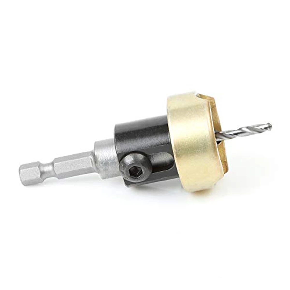 82 Degree Woodworking Countersink Drill Bits Carbide Tipped with Adjustable Depth Stop No Thrust Ball Bearing — view 4