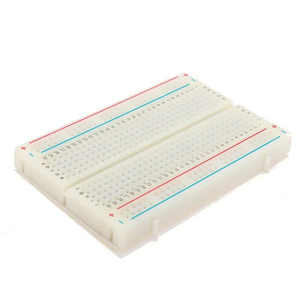8.5 x 5.5cm 400 Tie Points 400 Holes Solderless Breadboard Bread Board — view 5