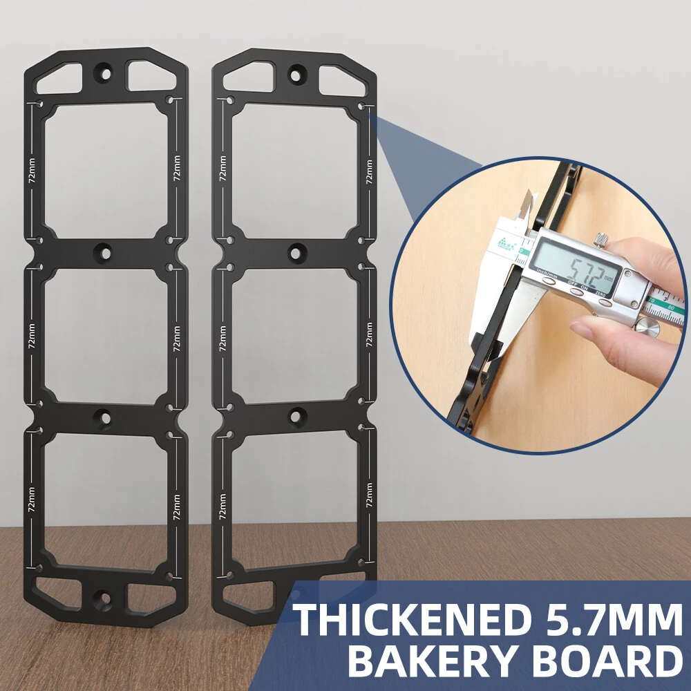86 Type Socket Box Hole Template Wood Board Slotting Template Switch Socket Opening Template Aluminum Alloy Hole Opening Marking Tool — view 4