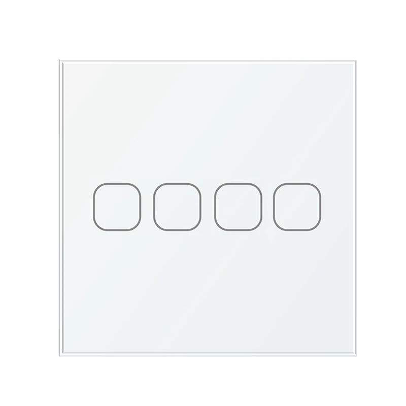 86 Type Tuya WiFi Touch Smart Switch Voice Control APP Control Timer Function Work with Amazon Alexa Google Assistant [Neutral Wire] — view 7