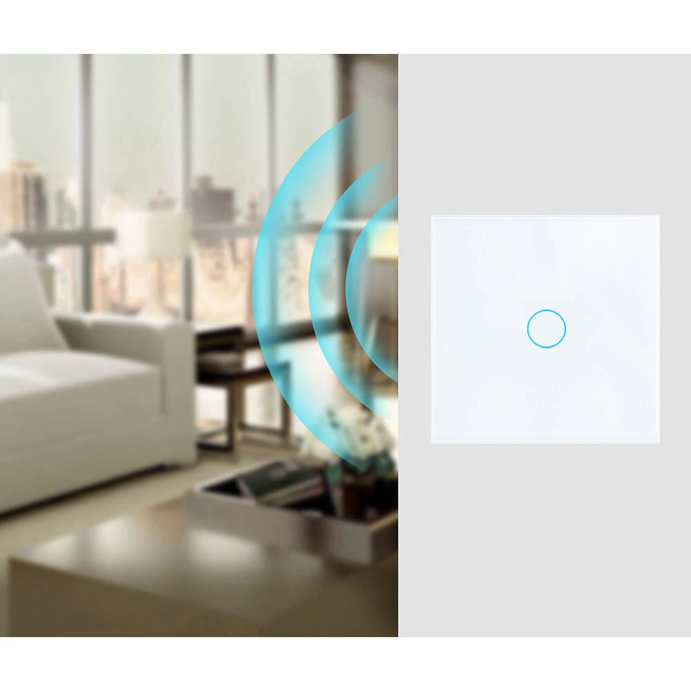 86×86 EU Type Tuya WiFi Smart Panel Switch Remote Phone Control Timing Setting RF433 Support Alexa Google — view 6
