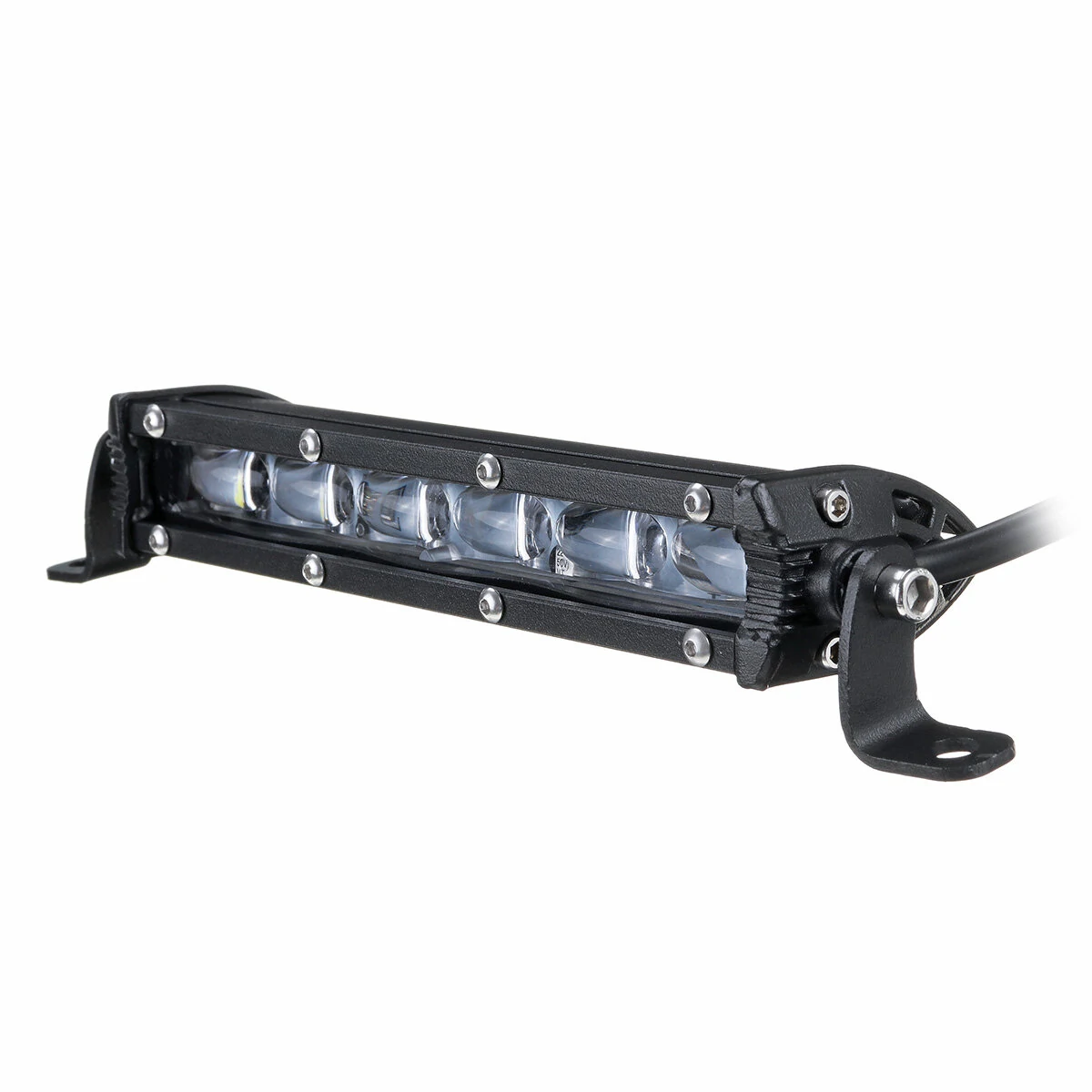 8inch 60W 6LED Work Light Slim Single Row 6D 9-30V Spot Beam Off-Road Waterproof Lamp — view 4