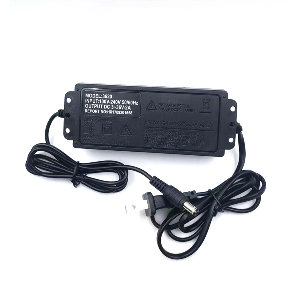 9-24V2A Adjustable Voltage Adapter with Clear Display Universal Input 100-240V High Efficiency Perfect for Various Devices Worldwide — view 5