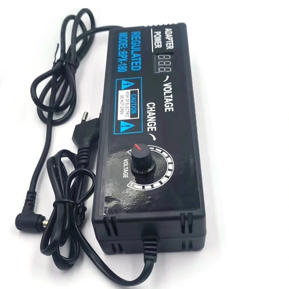 9-24V5A Adjustable Voltage Adapter with Clear Display Screen Universal AC Input 100-240V High Efficiency Power Supply Premium Materials for Stability and Durability Multiple Plug Options for Global Use — view 4