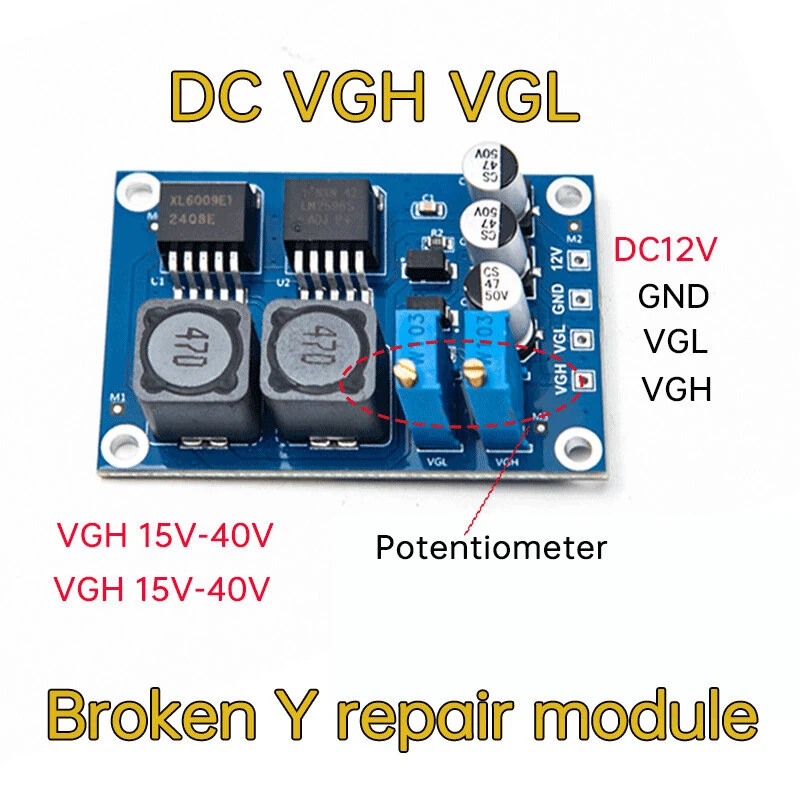 A065 DC VGH VGL Broken Y Repair Module Adjustable Voltage Output Compact Design High Compatibility High Performance — view 4
