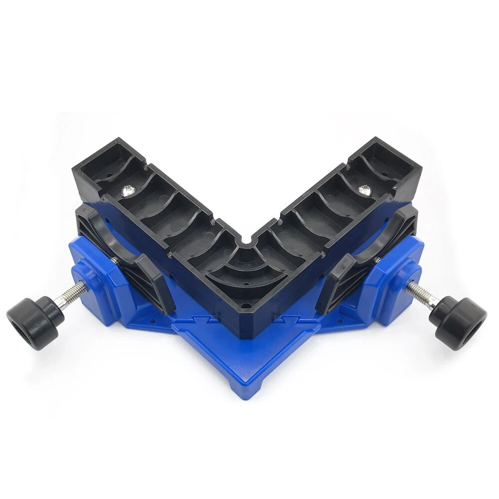 ABS Right Angle Woodworking Clamp Adjustable 90 Degree Corner Clamp Board Thickness 24-75mm for Photo Framing Cabinet Making Welding Furniture Assembly — view 3