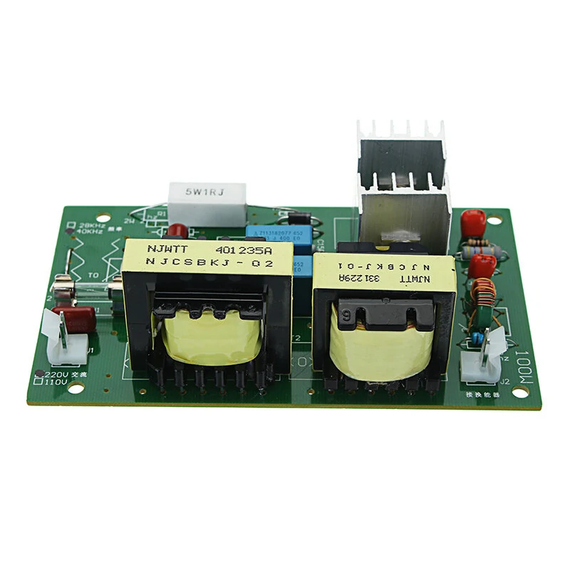 AC 220V 60W-100W Ultrasonic Cleaner Power Driver Board With 2Pcs 50W 40KHZ Transducers — view 7