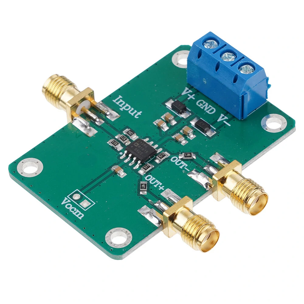 AD8138 5MHz-20MHz RF Differential Amplifier Module Voltage Input Output Balanced Board Single-ended to Double-ended Converter — view 2
