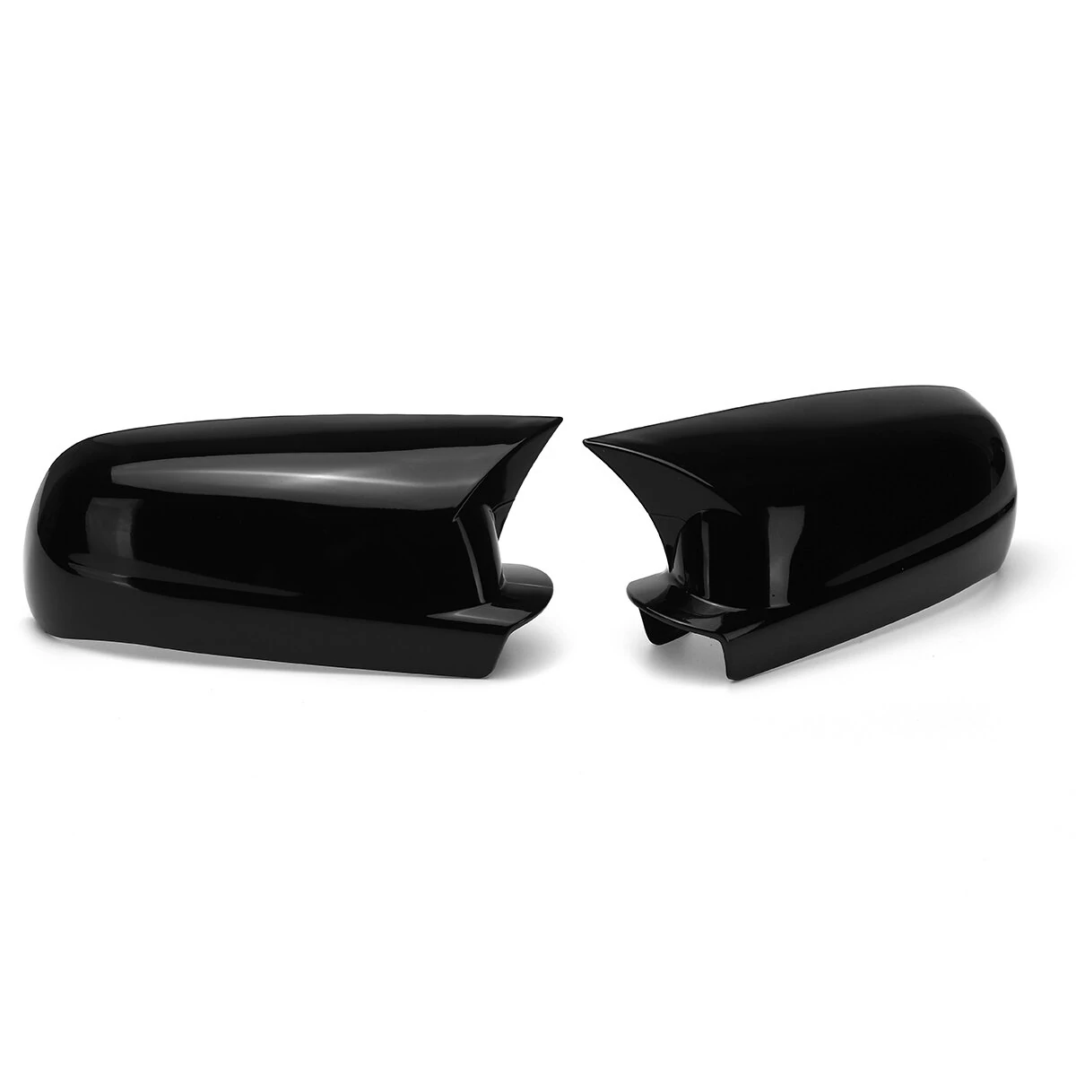 Add-On Glossy Black Left&Right Side Mirror Cover Caps For VW Golf MK4 1999-2004 — view 2