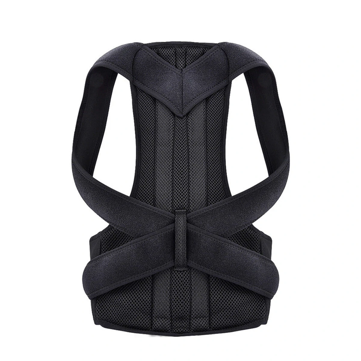 Adjustable Back Support Belt Back Posture Corrector Shoulder Lumbar Spine Support Back Protector — view 7