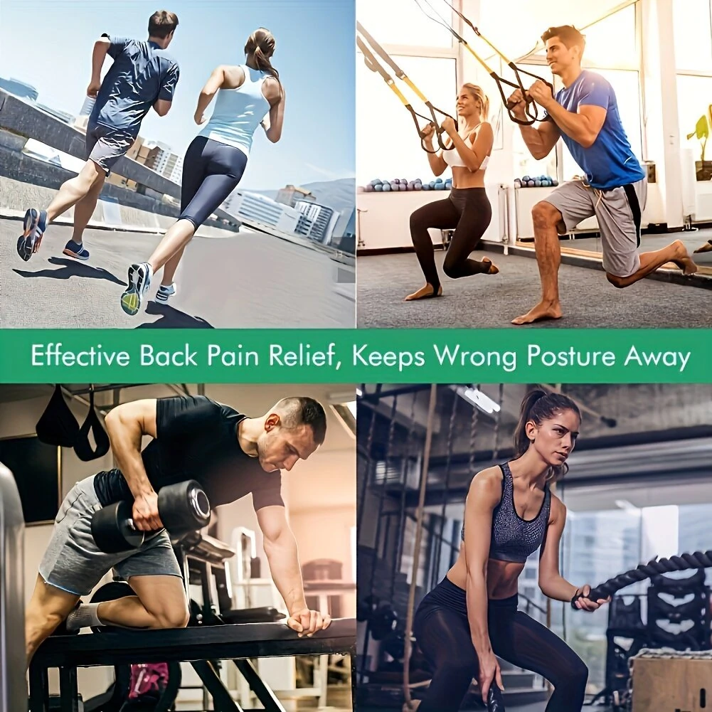 Adjustable Back Support Belt Back Posture Corrector Shoulder Lumbar Spine Support Back Protector — view 7