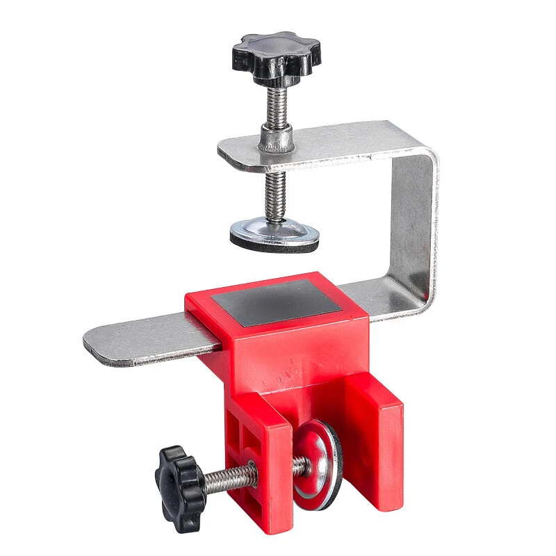 Adjustable Drawer Front Panel Installation Clamps Cabinet Hardware Jig Metal Cabinet Positioning Tool for Precise Fast Panel Fixing Woodworking Assembly — view 2