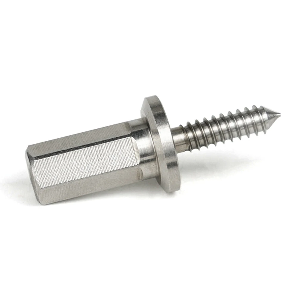 Adjustable Stainless Steel Drill Head Tool for Woodworking Hexagonal 10mm End Lightweight and Durable Design Ideal for Round Dowels — view 4
