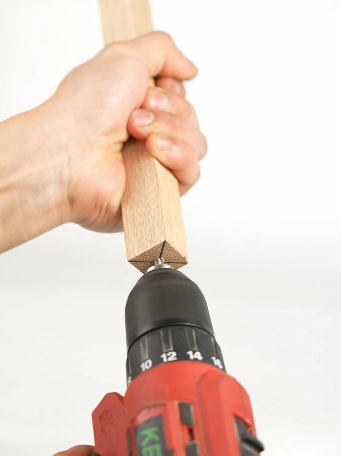 Adjustable Stainless Steel Drill Head Tool for Woodworking Hexagonal 10mm End Lightweight and Durable Design Ideal for Round Dowels — view 5