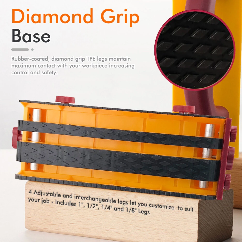 Adjustable Table Saw Pushblock Cuts Safe for Widgets Difficult Cut for Table Saws / Router Tables / Band Saws / Jointers — view 6