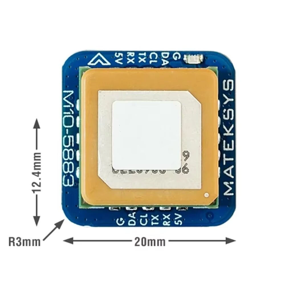 Advanced GPS Module with Multi GNSS Support 4-9V Compatibility Suitable for FPV Fixed Wing Applications — view 3