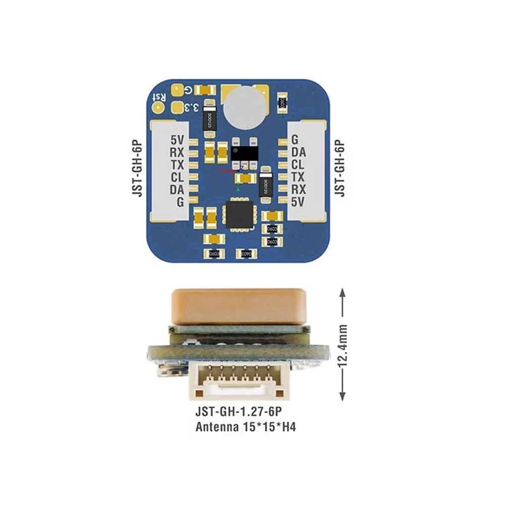 Advanced GPS Module with Multi GNSS Support 4-9V Compatibility Suitable for FPV Fixed Wing Applications — view 4