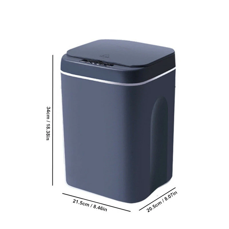 AGSIVO 16L Smart Induction Touchless Trash Can Waste Bin With Motion Sensor and Rechargeable Battery For Kitchen Bedroom Bathroom Office — view 6