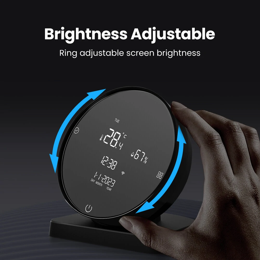 AGSIVO 3 In 1 Tuya Wifi Infrared IR Remote Controller Alarm Clock Temperature and Humidity Sensor Compatible with Alexa & Google Home — view 8