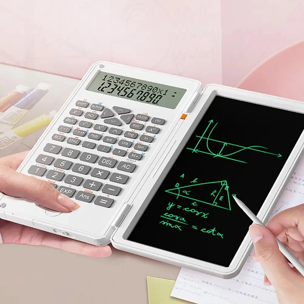 AGSIVO 6 Inches Scientific Calculator with LCD Writing Tablet and 240 Functions Professional Calculators for School Students Office Assistant — view 3