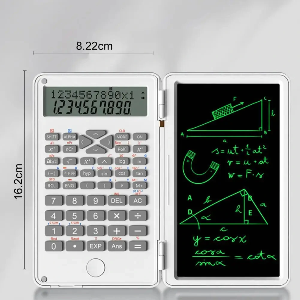 AGSIVO 6 Inches Scientific Calculator with LCD Writing Tablet and 240 Functions Professional Calculators for School Students Office Assistant — view 9