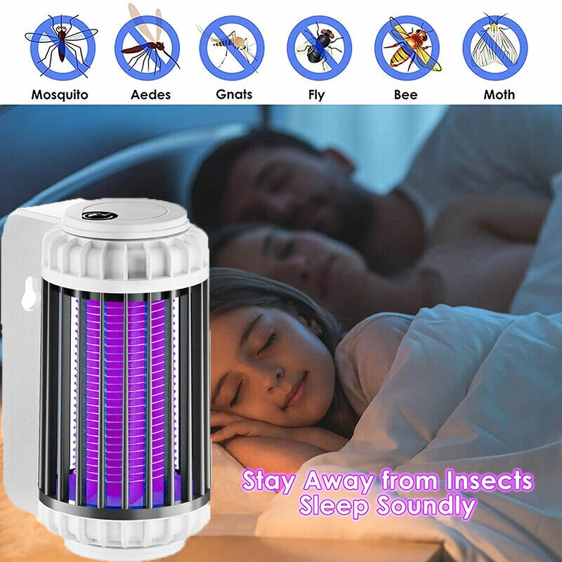 AGSIVO Cordless 3000V Electric Mosquito Bug Zapper Mosquito Killing Lamp with Rechargeable Battery for Indoor and Outdoor — view 5