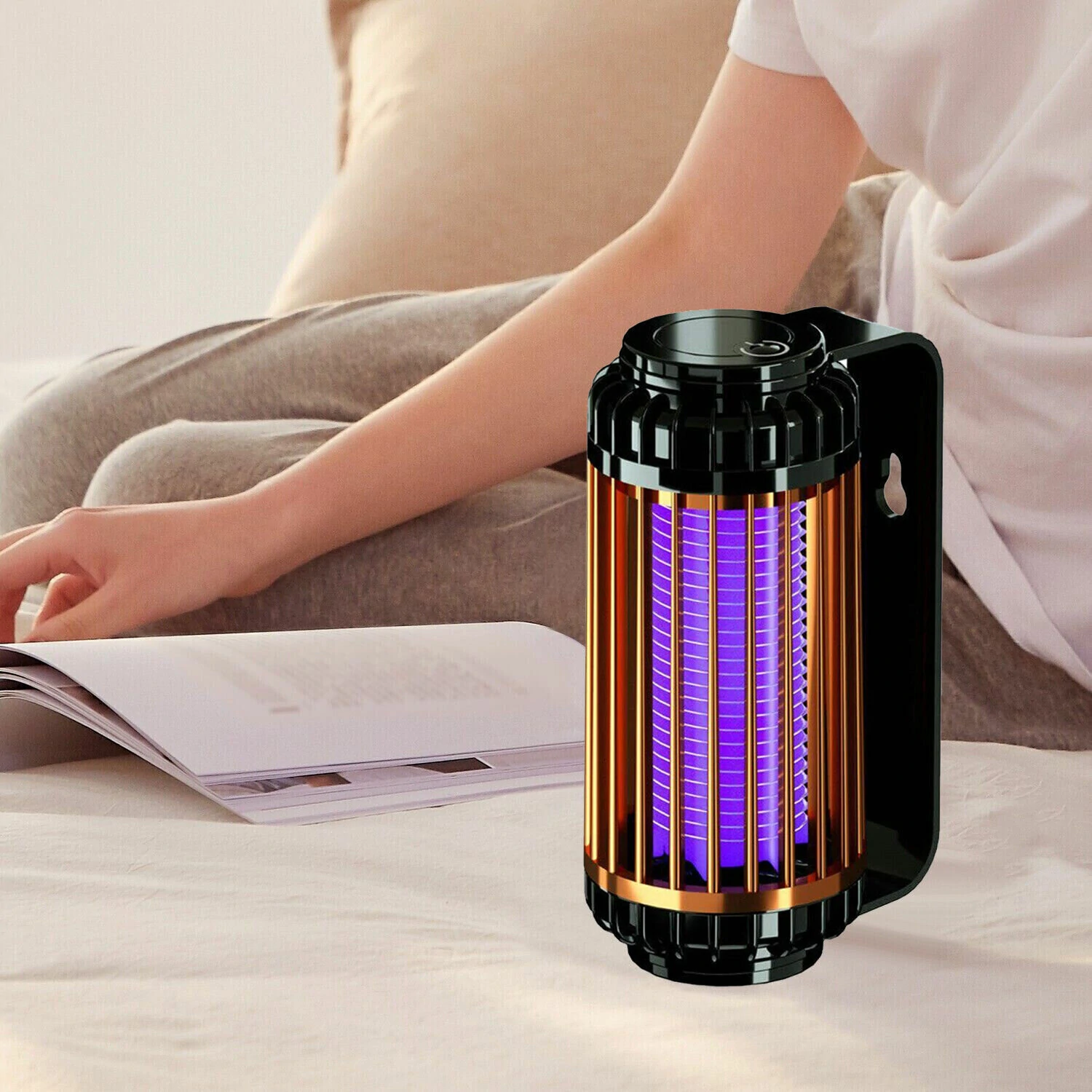 AGSIVO Cordless 3000V Electric Mosquito Bug Zapper Mosquito Killing Lamp with Rechargeable Battery for Indoor and Outdoor — view 7