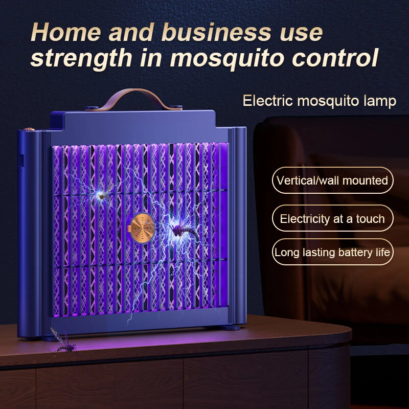 AGSIVO Large Cordless Rechargeable Electric Mosquito Bug Zapper Mosquito Killing Lamp Fly Trap with 1200mAh Rechargeable Battery For Indoors Outdoors Business — view 5
