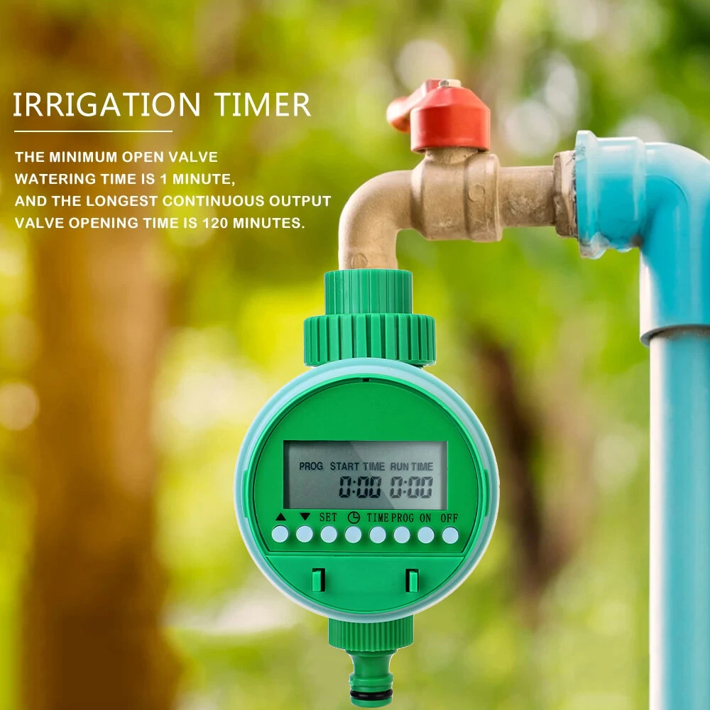 AGSIVO Sprinkler Timer Digital Automatic Water Timer Programmable Watering Irrigation Timer for Garden Hose Farmland Courtyard Greenhouse — view 3