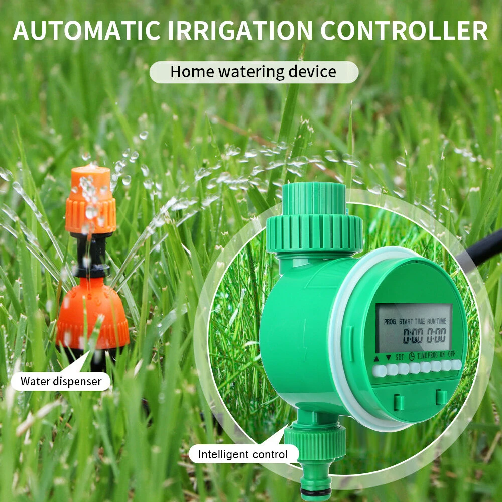 AGSIVO Sprinkler Timer Digital Automatic Water Timer Programmable Watering Irrigation Timer for Garden Hose Farmland Courtyard Greenhouse — view 4