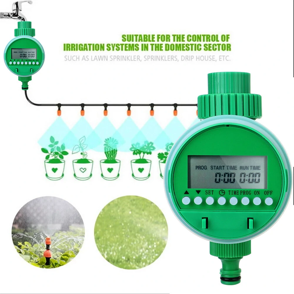 AGSIVO Sprinkler Timer Digital Automatic Water Timer Programmable Watering Irrigation Timer for Garden Hose Farmland Courtyard Greenhouse — view 5