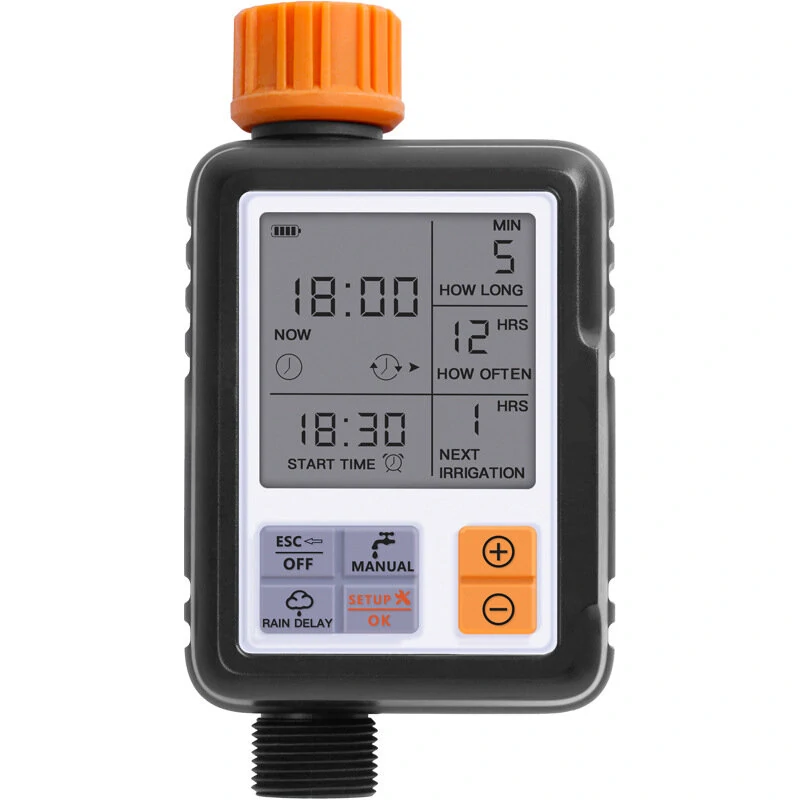 AGSIVO Sprinkler Timer Programmable Water Timer With Rain Delay for Garden Hose Automatic Watering System Waterproof Digital Irrigation Timer System — view 3