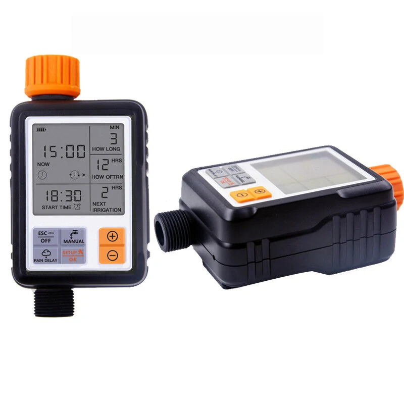 AGSIVO Sprinkler Timer Programmable Water Timer With Rain Delay for Garden Hose Automatic Watering System Waterproof Digital Irrigation Timer System — view 6