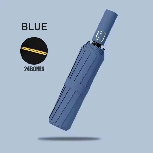 AGSIVO Travel Automatic Folding Umbrella 12 Ribs Reinforced Windproof UPF 50+ UV Protection Auto Open Close For Men and Women — view 5