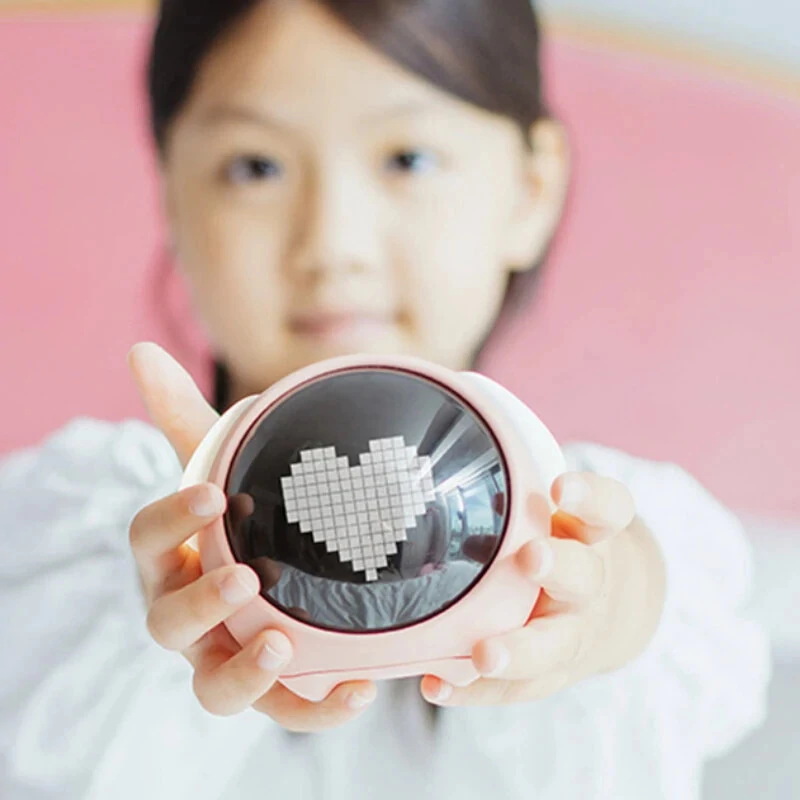 Alarm Clock with Cute Expression Voice-Activated Numpopularity Alarm Clocks Rechargeable LED Night Lights — view 9