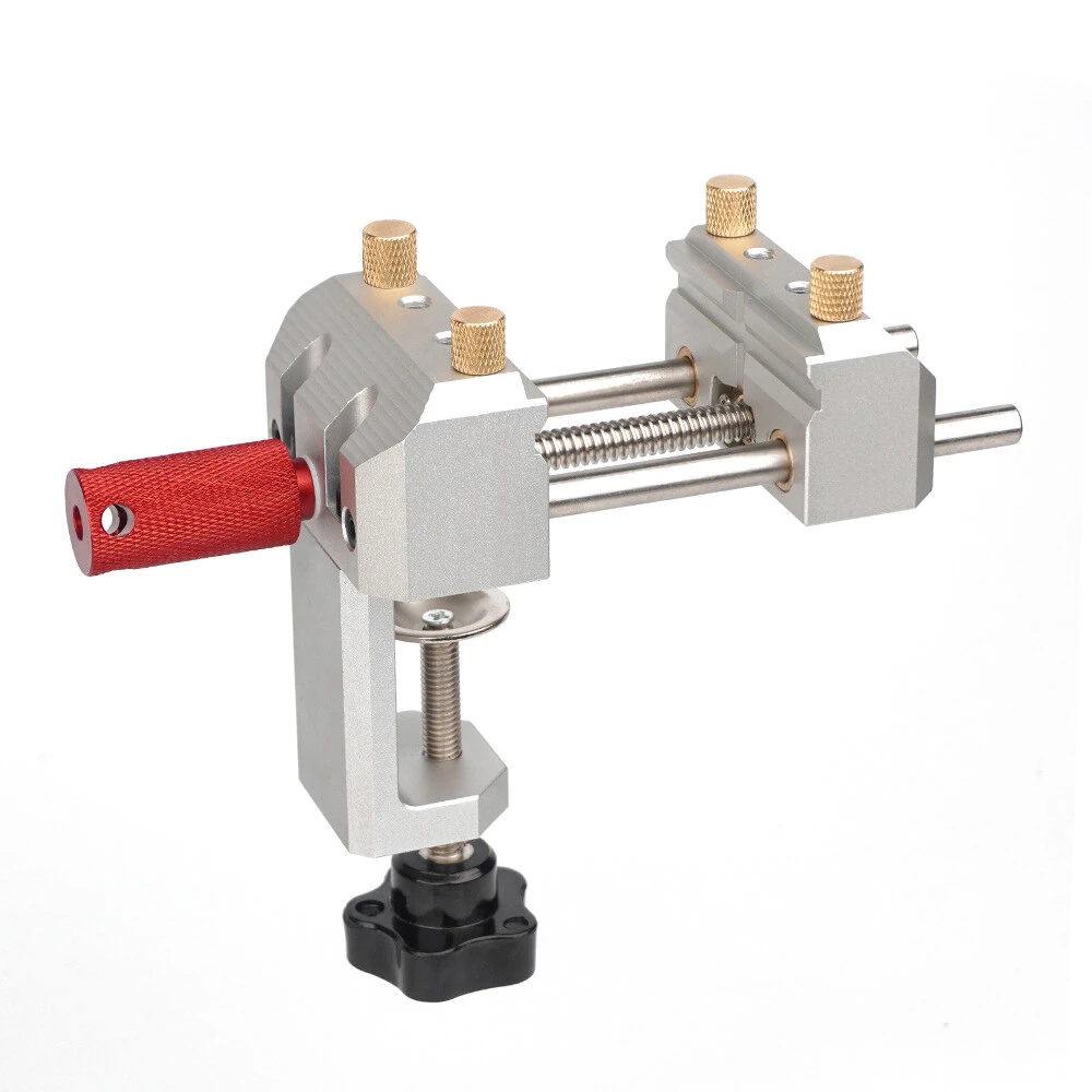 Aluminium Alloy Precisions Table Clamp 180mm Bench Vise Multi-function Mini Table Clamp Household DIY Woodworking Clamp — Aluminium