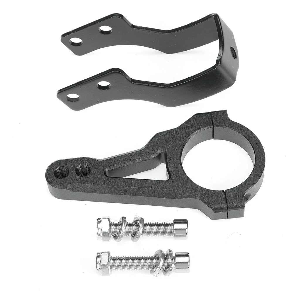 Aluminum Alloy Steering Damper With Damper Bracket Install Auxiliary Bracket For Three-bar Frame Scooter Boyueda S3 ANGWATT T1 Laotie TI30 T30 Xtron DT D88 T107 Pro — view 9