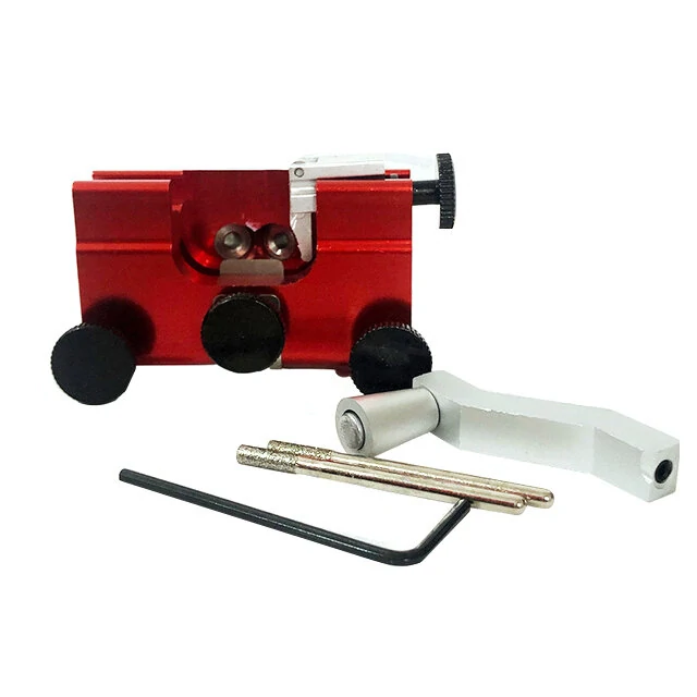 Aluminum Chainsaw Sharpener Portable Chain Saw Chain Saw Sharpener Sharpener with 2pcs Stone Grinders Drill Sharpener — view 10