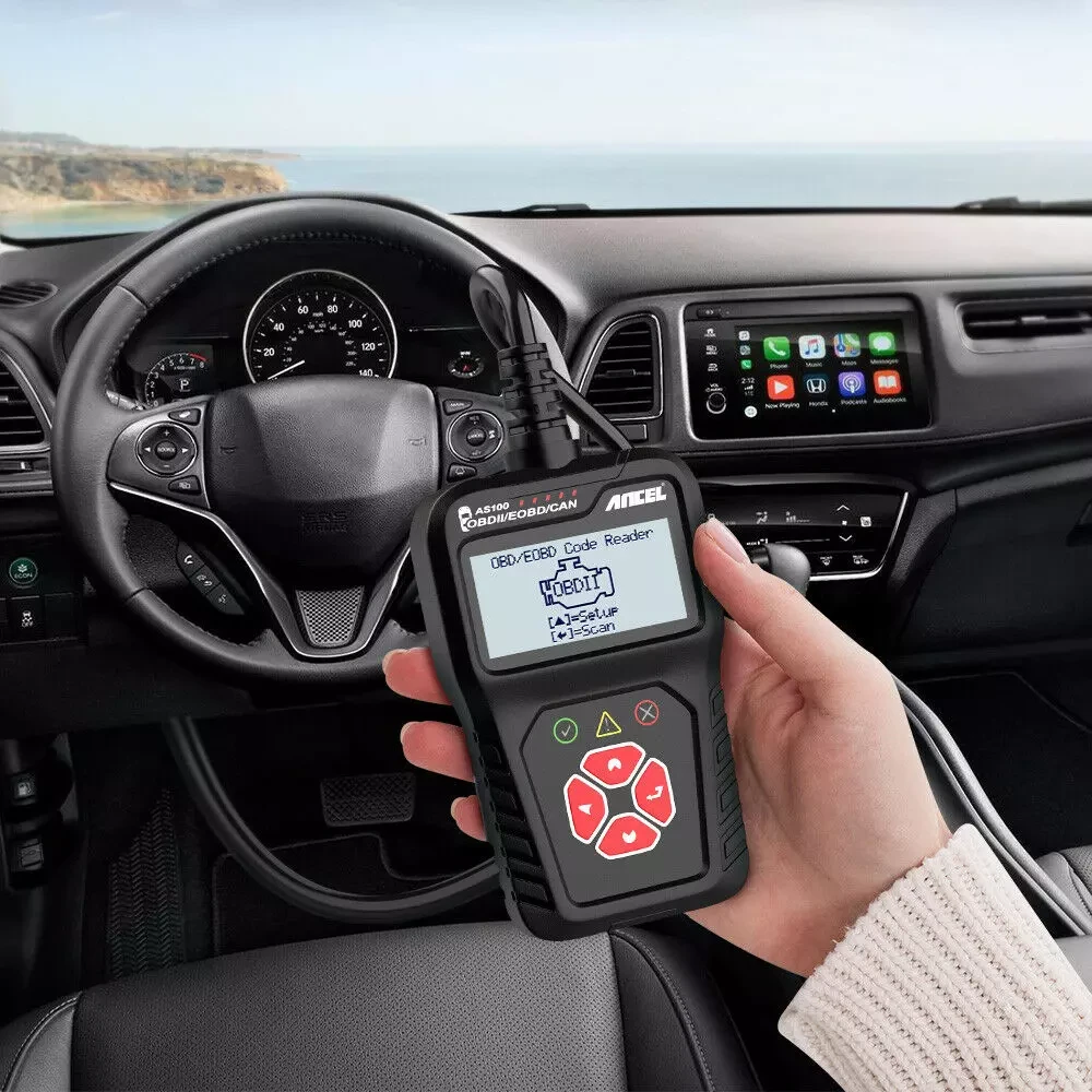 ANCEL AS100 OBD2 Scanner Car Code Reader Diagnostic Scan Tool Check Engine Fault  Read Codes Clears Codes — view 11