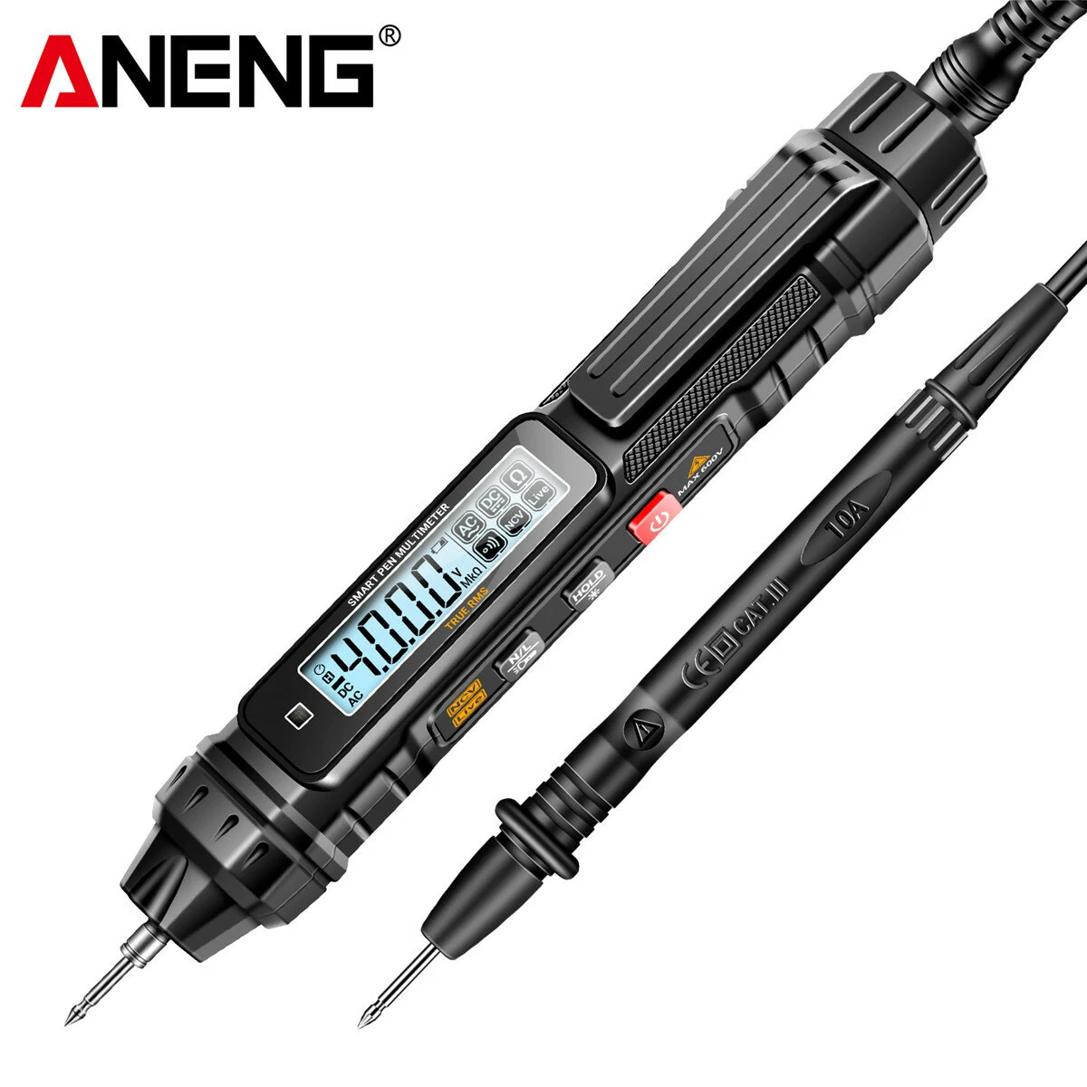 ANENG A3005 Digital Multimeter Pen Type 4000 Counts Professional Meter Non-Contact Auto AC/DC Voltage Ohm Diode Tester For Tool — ANENG