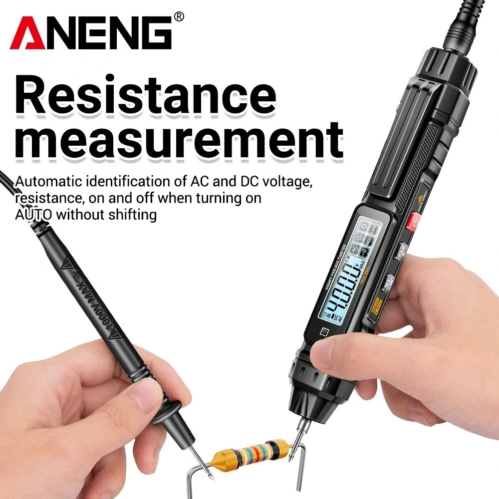 ANENG A3005 Digital Multimeter Pen Type 4000 Counts Professional Meter Non-Contact Auto AC/DC Voltage Ohm Diode Tester For Tool — view 4