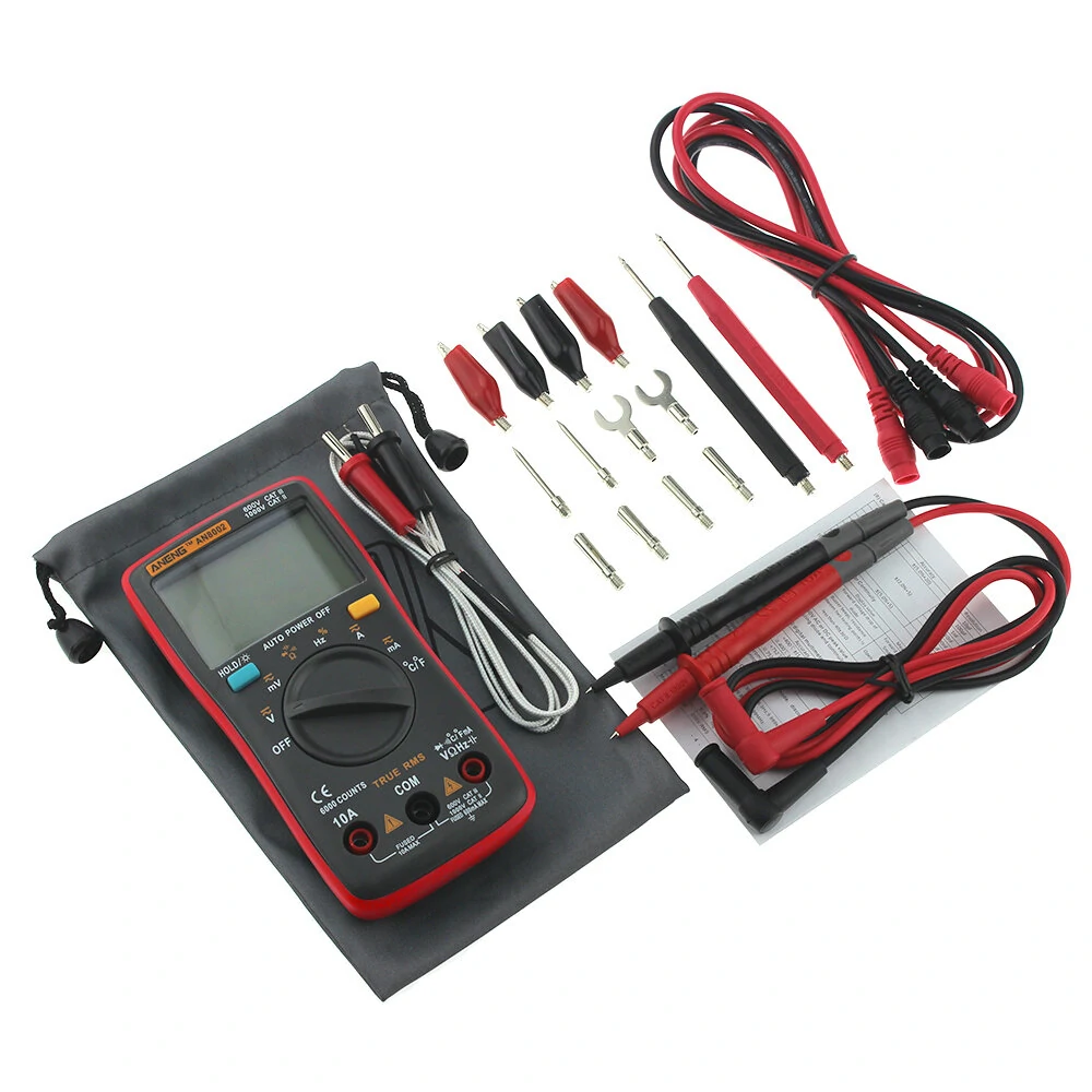 ANENG AN8002 Digital True RMS 6000 Counts Multimeter AC/DC Current Voltage Frequency Resistance Temperature Tester ℃/℉ — view 3