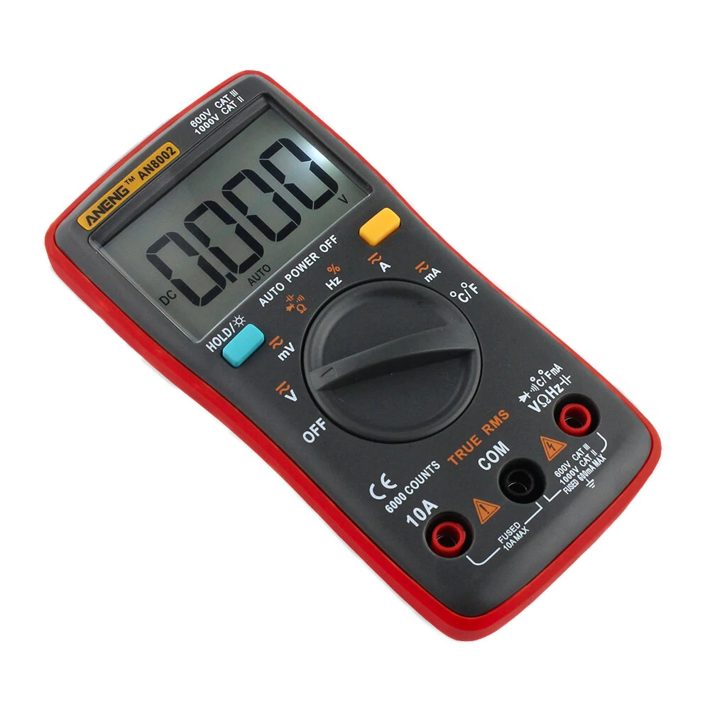 ANENG AN8002 Digital True RMS 6000 Counts Multimeter AC/DC Current Voltage Frequency Resistance Temperature Tester ℃/℉ — view 4